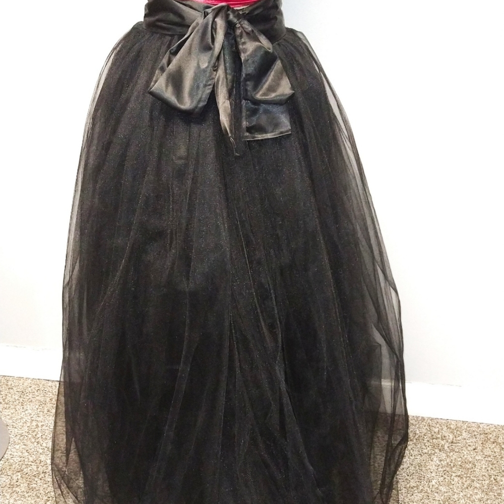 Black tulle skirt
